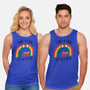 Rainbow Reader-unisex basic tank-wearviral
