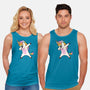 Dabbing Unicorn-unisex basic tank-vomaria