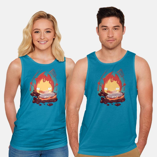 A Demon in the Kitchen-unisex basic tank-LithiumL