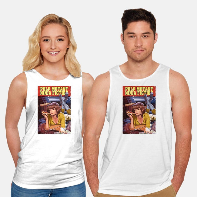 Pulp Mutant Ninja Fiction-unisex basic tank-Moutchy