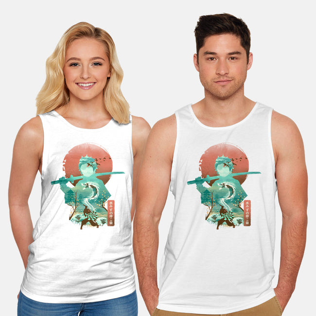 Breath of Water-unisex basic tank-dandingeroz