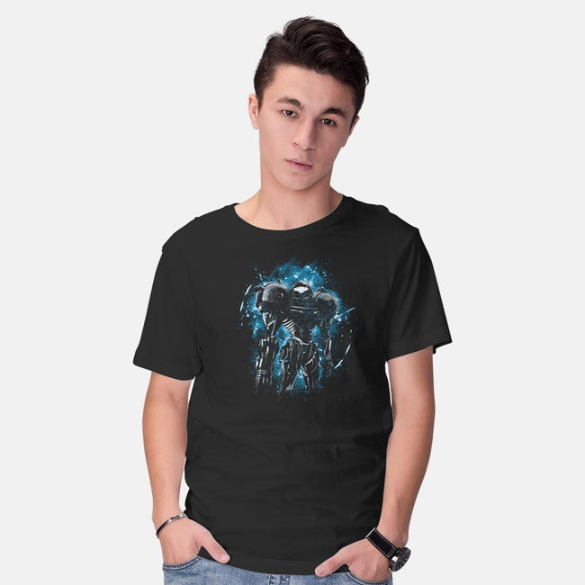 Galactic Bounty Hunter-mens basic tee-kharmazero