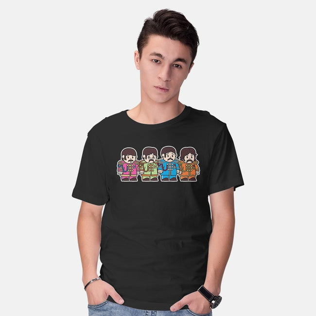 Mitesized Beatles-mens basic tee-Nemons