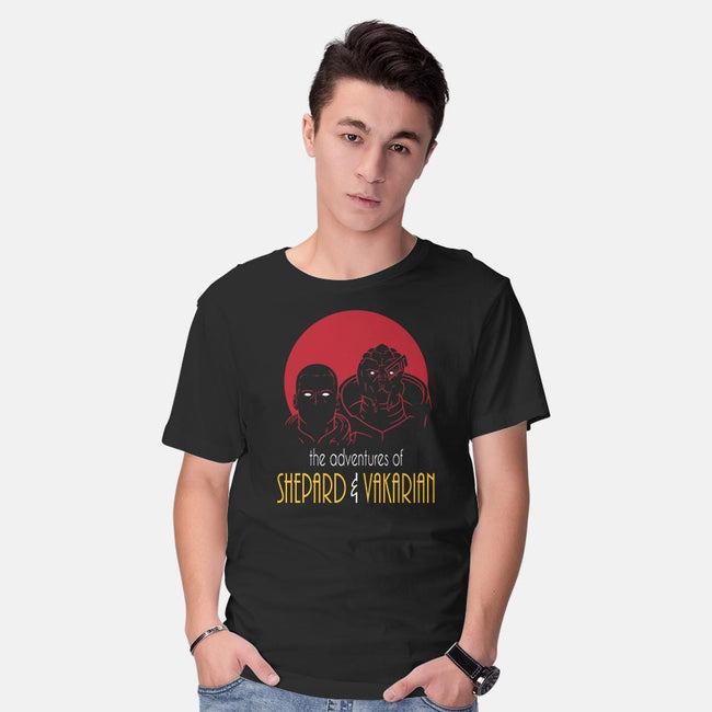 Adventures of BroShep-mens basic tee-Cattoc_C