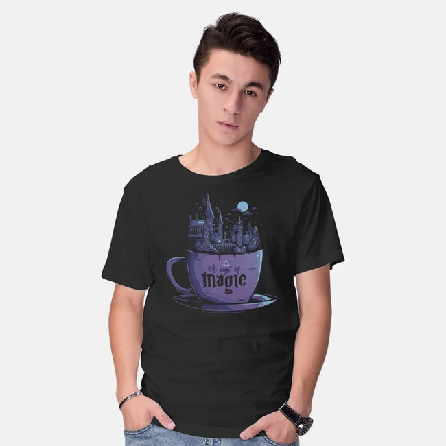 A Cup of Magic-mens basic tee-eduely