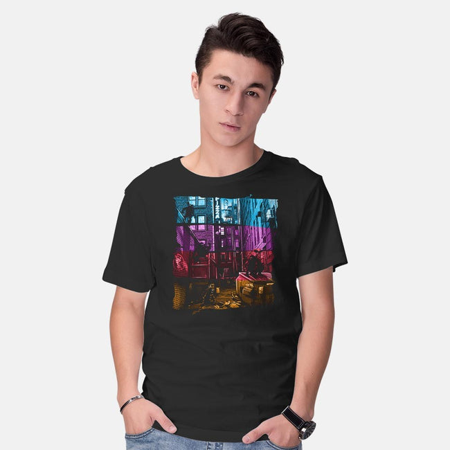 Anchovy Alley-mens basic tee-DJKopet