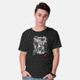 God of The New World-mens basic tee-DrMonekers