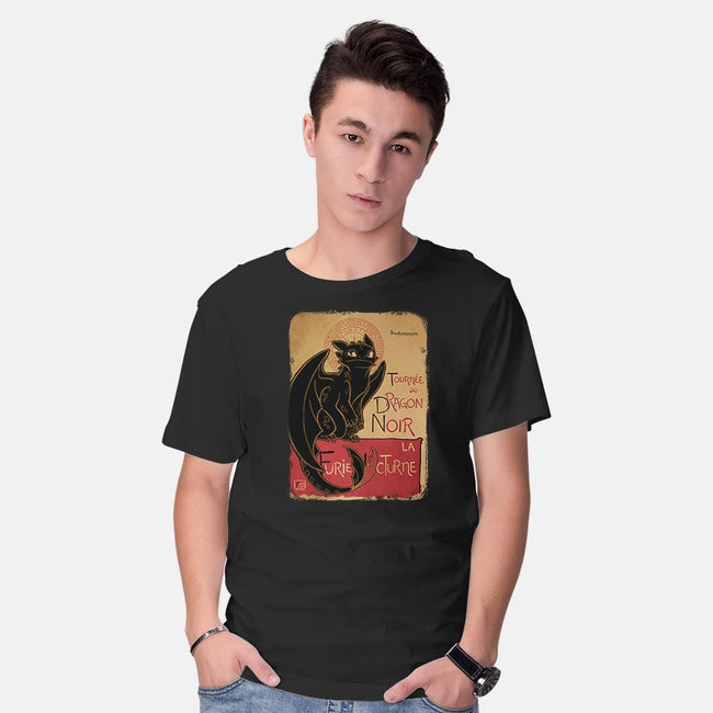 Le Dragon Noir-mens basic tee-YoukaiYume