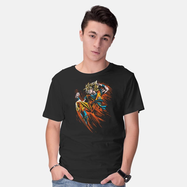 Ink Attack-mens basic tee-albertocubatas