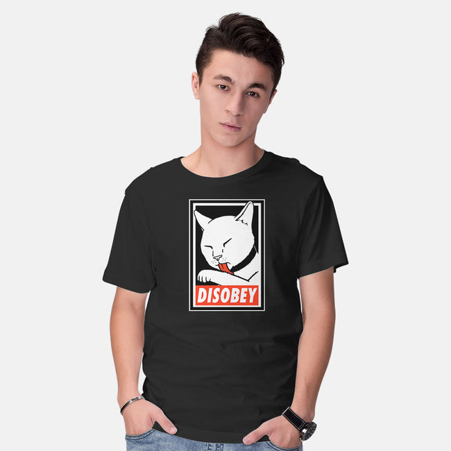 DISOBEY!-mens basic tee-Raffiti
