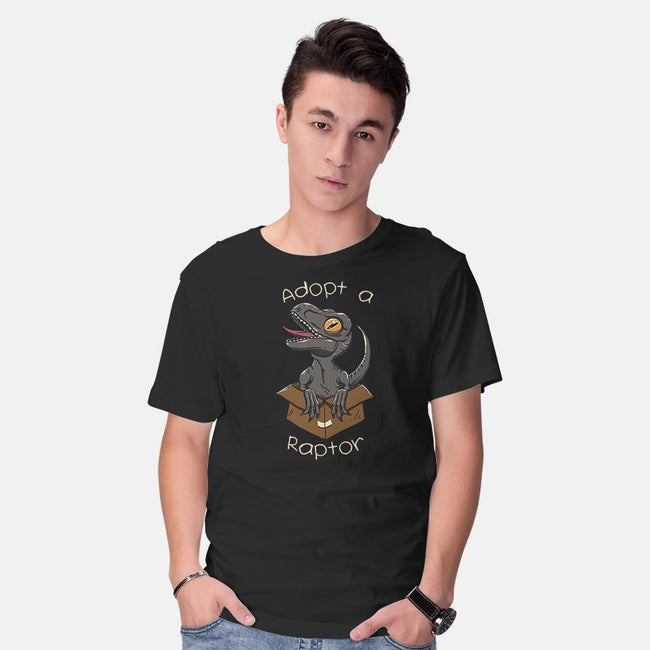Adopt a Dino-mens basic tee-vp021