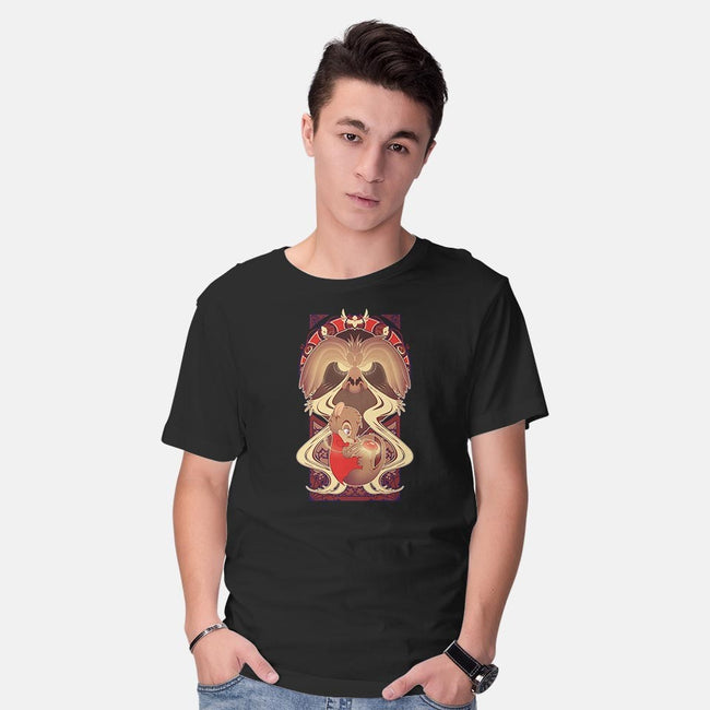 The Art Of Secrets-mens basic tee-ChocolateRaisinFury
