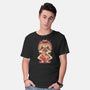The Art Of Secrets-mens basic tee-ChocolateRaisinFury