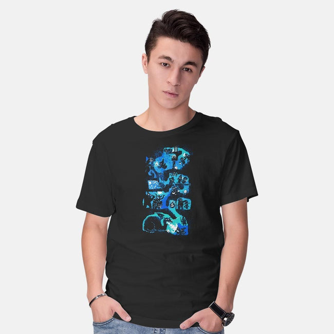 Dungeon Crawlers-mens basic tee-queenmob