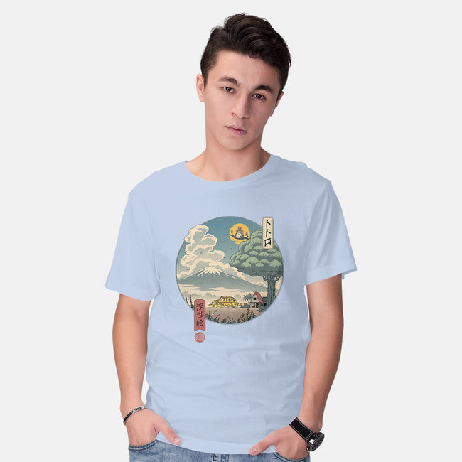 Neighbor's Ukiyo-E-mens basic tee-vp021