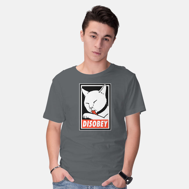 DISOBEY!-mens basic tee-Raffiti