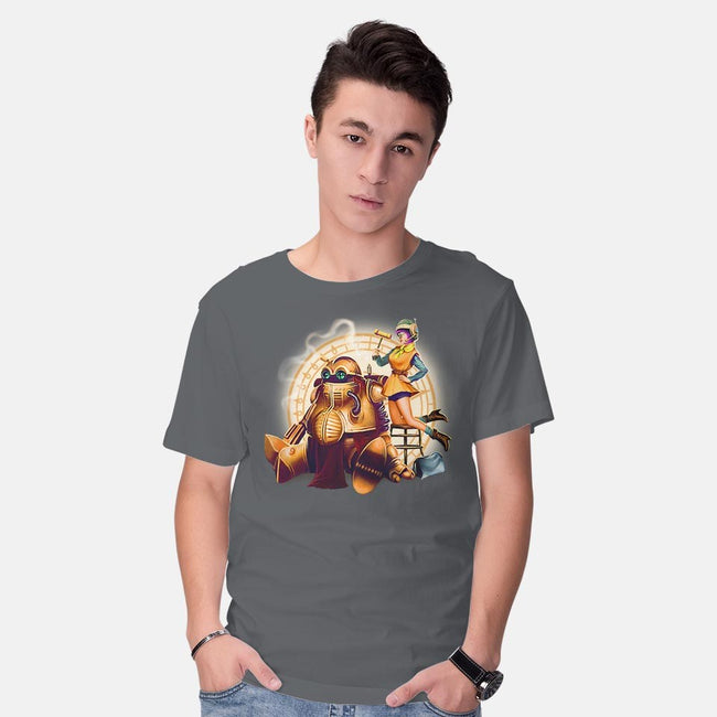 Lucca & Robo-mens basic tee-MeganLara