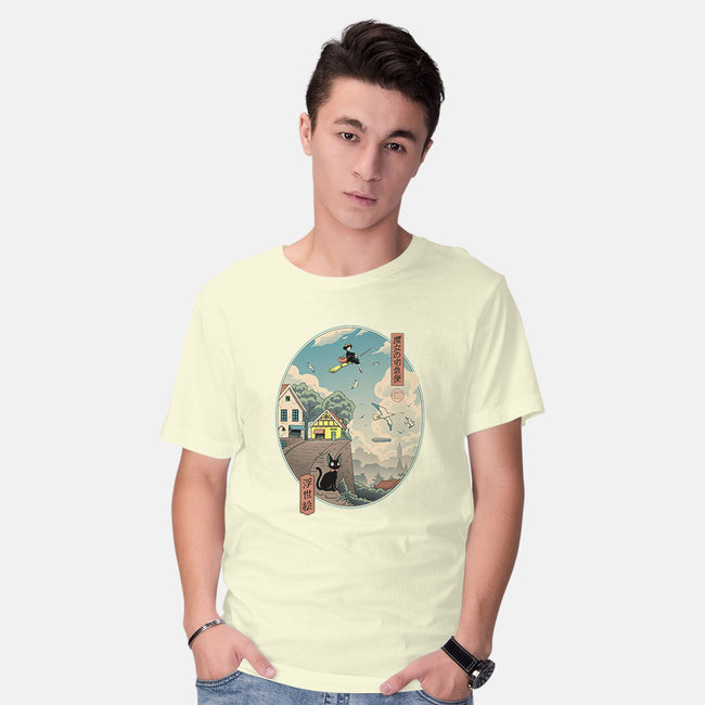 Ukiyo-E Delivery-mens basic tee-vp021