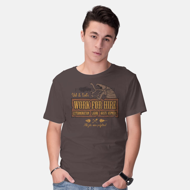 Val & Earl's Work for Hire-mens basic tee-beware1984