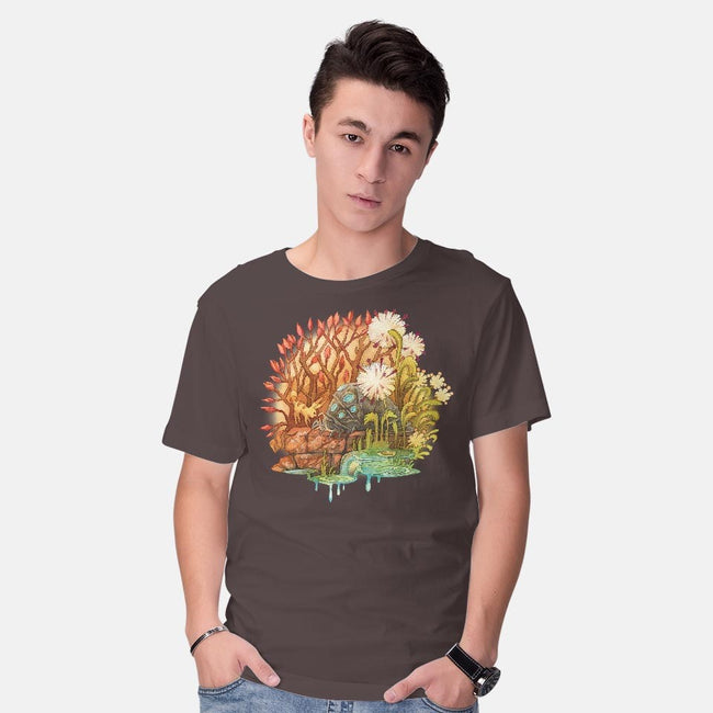 Ohmu and Fox-mens basic tee-storyofthedoor