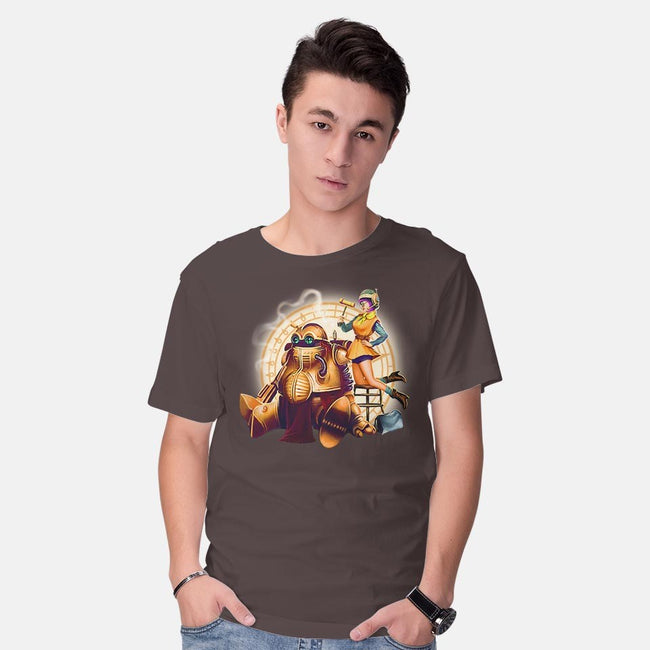 Lucca & Robo-mens basic tee-MeganLara