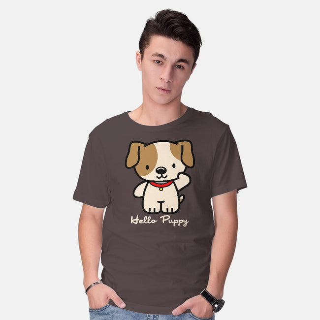 Hello Puppy-mens basic tee-troeks
