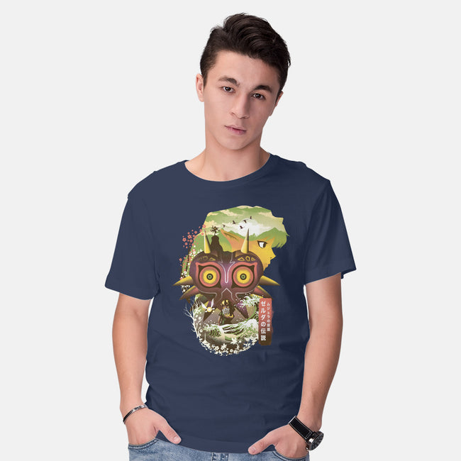 Ukiyo-E Majora-mens basic tee-dandingeroz