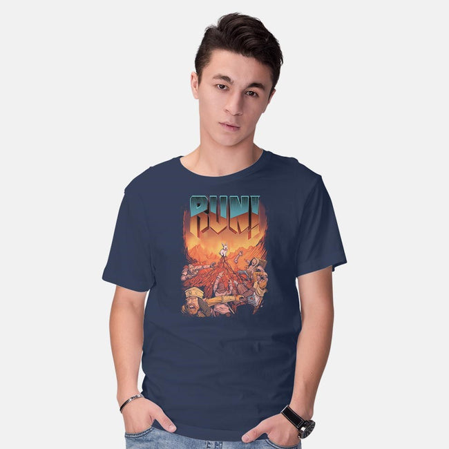 RUN!-mens basic tee-MoisEscudero