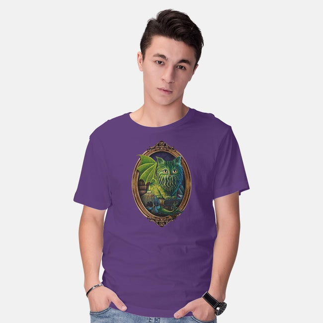 Cathulhu-mens basic tee-MoniWolf