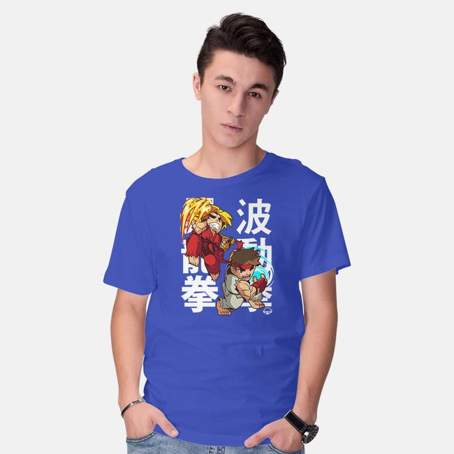 Mini Fighters-mens basic tee-mankeeboi