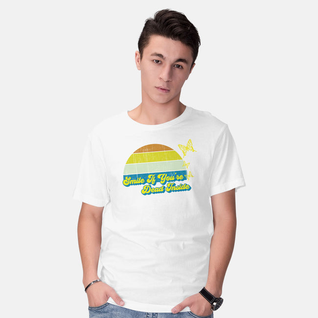 Smile if You're Dead Inside-mens basic tee-benyamine12