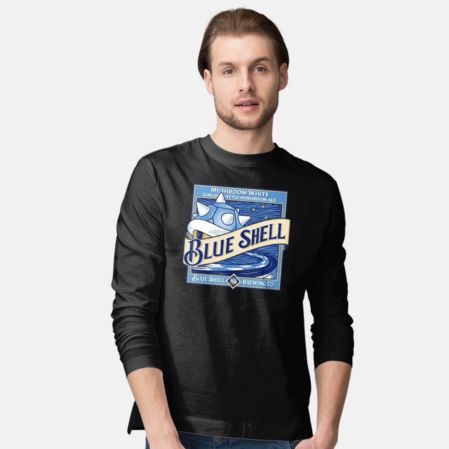 Blue Shell Beer-mens long sleeved tee-KindaCreative