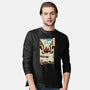 Ancient Moth Ukiyo-E-mens long sleeved tee-vp021