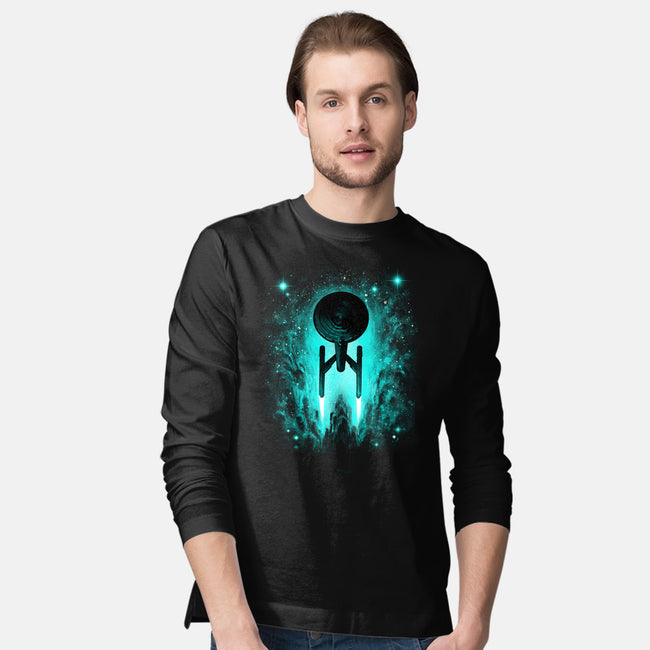 Voyages In Space-mens long sleeved tee-alemaglia