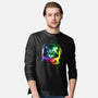 Astronaut Cat-mens long sleeved tee-clingcling