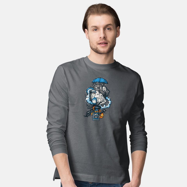 Bottled Spirits-mens long sleeved tee-Letter_Q