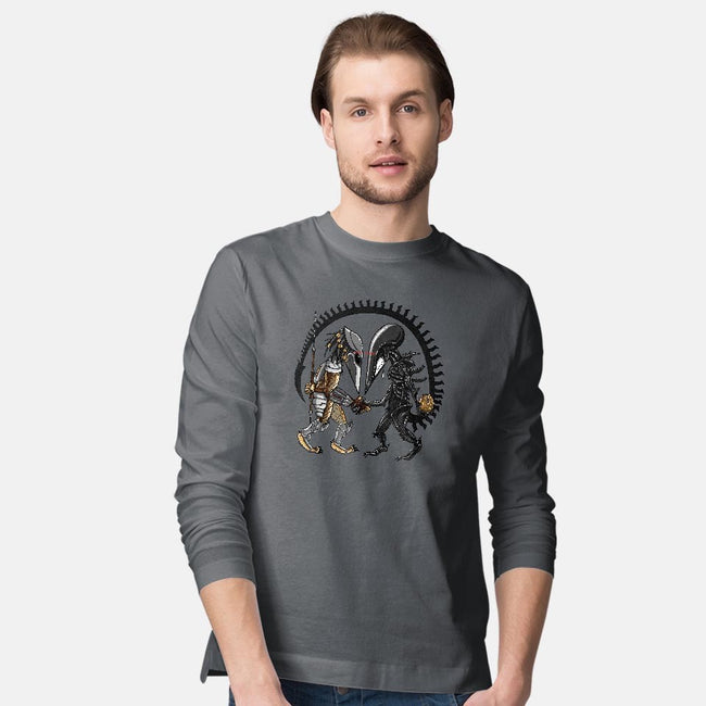 Hunter vs Hunted-mens long sleeved tee-SarahCave