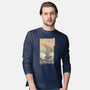 King Kaiju Ukiyo-E-mens long sleeved tee-vp021