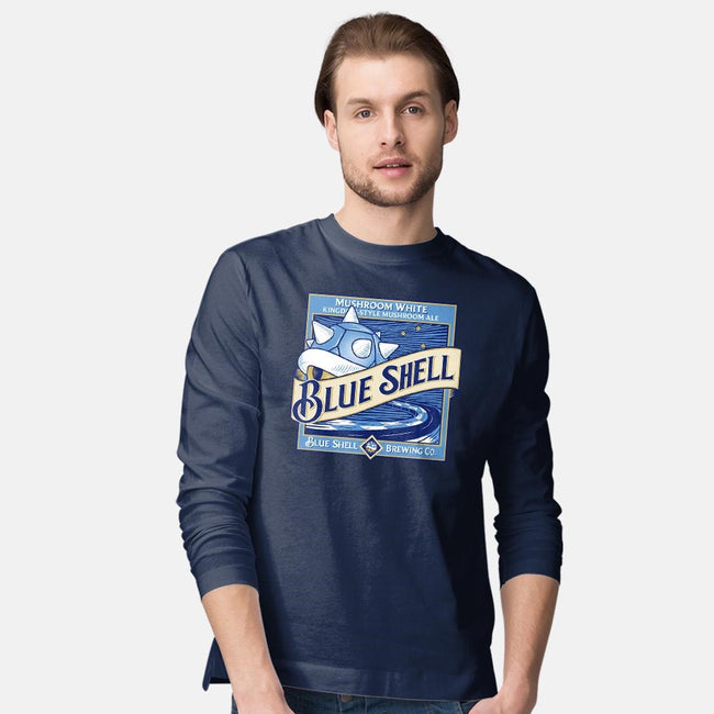 Blue Shell Beer-mens long sleeved tee-KindaCreative