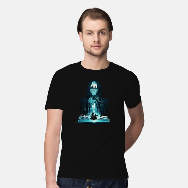 The 7th Book of Magic-mens premium tee-dandingeroz