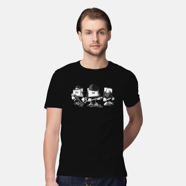 Computer Mafia-mens premium tee-mekazoo