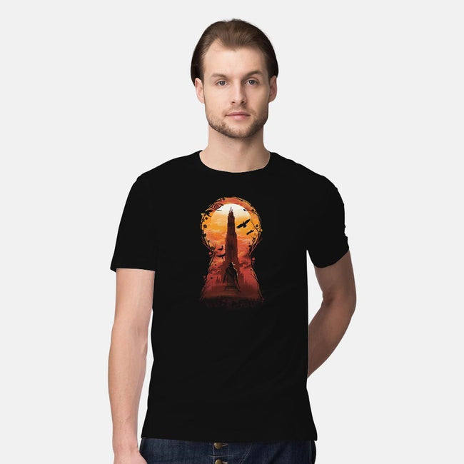 The Wind Through The Keyhole-mens premium tee-dandingeroz