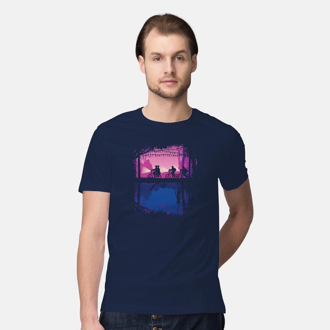 Parallel Worlds-mens premium tee-Donnie