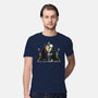 Wizard Vs Wizard-mens premium tee-SarahCave