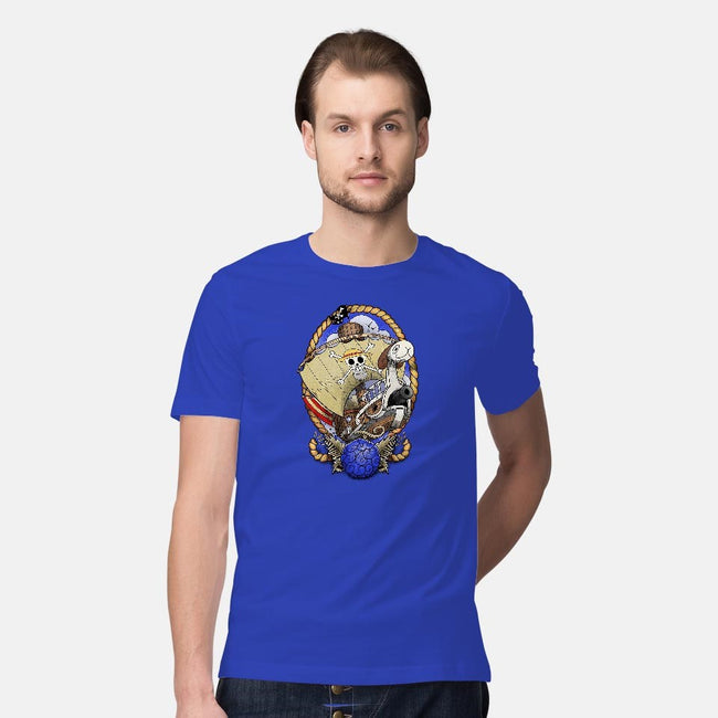 Old School's Going Merry-mens premium tee-aLittleFED