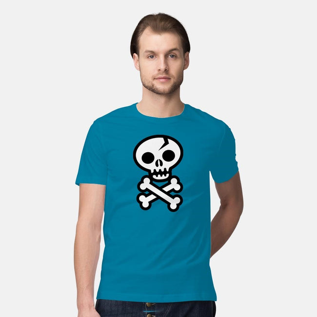 Skull and Crossbones-mens premium tee-wotto
