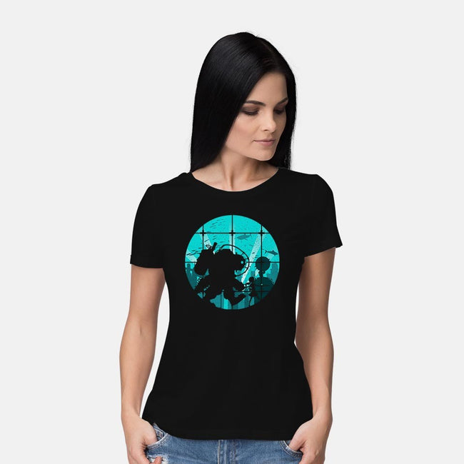 Little Big-womens basic tee-albertocubatas