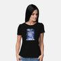 Starry Neighbour-womens basic tee-ChocolateRaisinFury