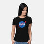 Santa's Space Agency-womens basic tee-Boggs Nicolas