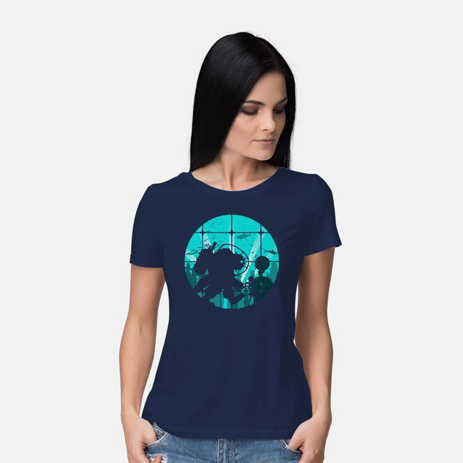 Little Big-womens basic tee-albertocubatas